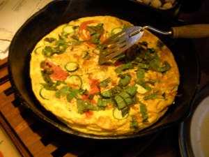 Recipes on file: The summer vegetable frittata 