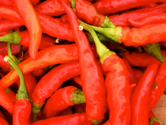 cayenne peppers @ HBF (A. Gross, 2013)